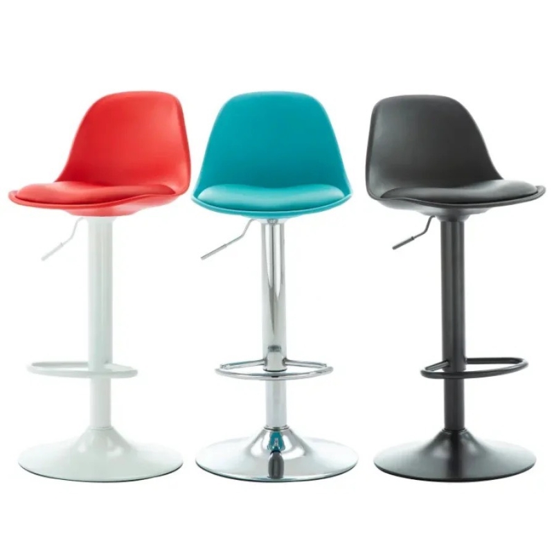 Ghế Bar Eames Có Nệm Chân Trụ Điều Chỉnh - QB11