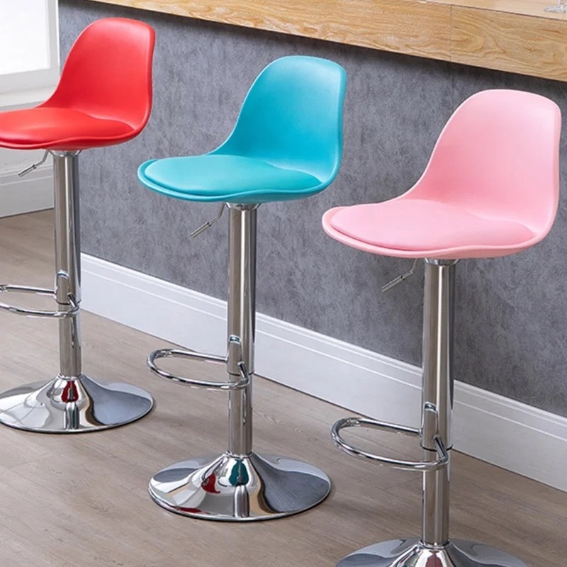 Ghế Bar Eames Có Nệm Chân Trụ Điều Chỉnh - QB11