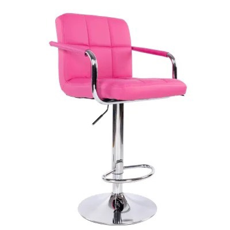 Ghế Bar Bọc Da Lưng Vuông Có Tay - QB19