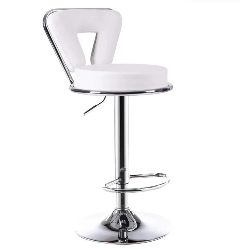 Ghế Bar Lưng Da Tam Giác Chân Trụ Xoay - QB24