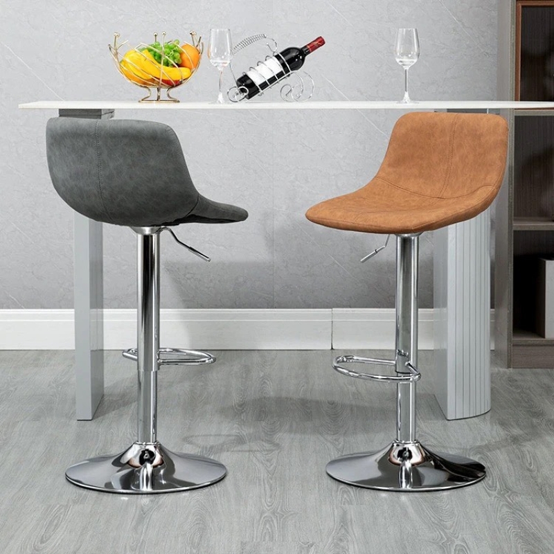 Ghế Bar Lưng Da Chân Nâng Hạ Đa Năng - QB26