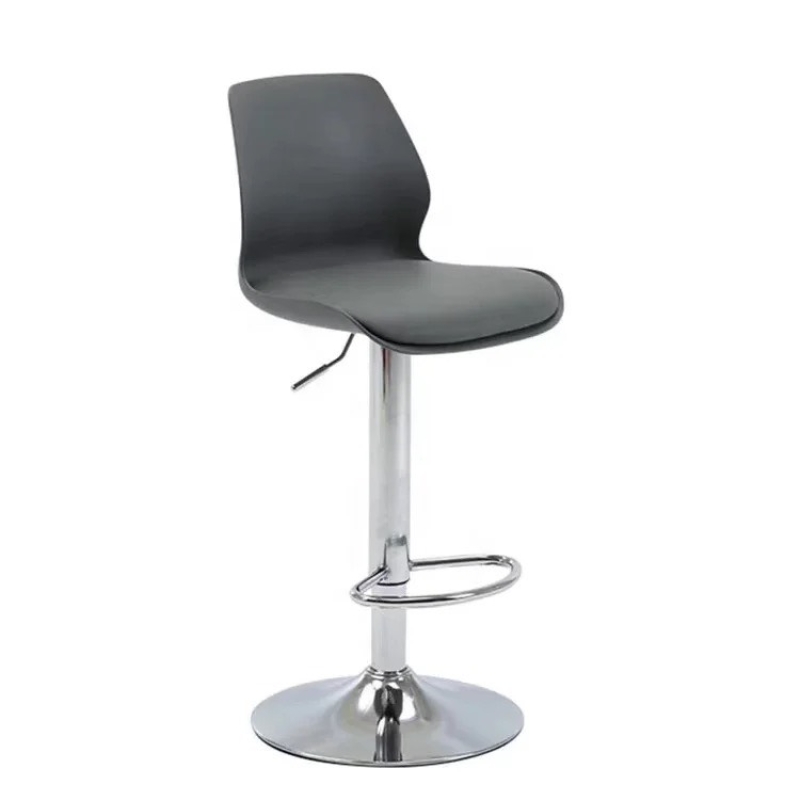 Ghế Bar Lưng Nhựa Mặt Nệm Xoay 360 Độ - QB31