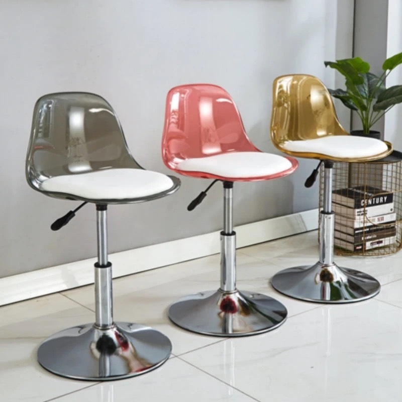 Ghế Cafe Eames Trong Suốt Mâm Nâng Hạ - CF59
