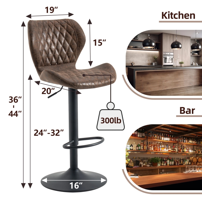 Ghế Bar Chân Trụ Tăng Giảm Đa Năng - QB36