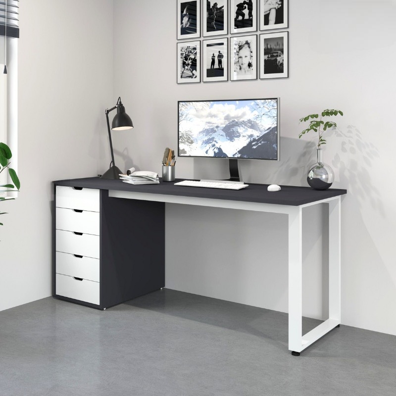 Bàn Làm Việc IKEA Chân Sắt - IK3