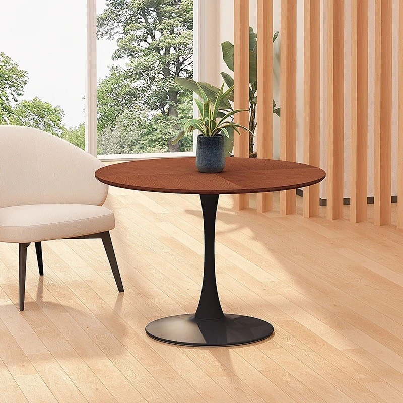 Bàn Cafe Tiếp Khách Tulip Chân Sắt Hiện Đại - BCF17