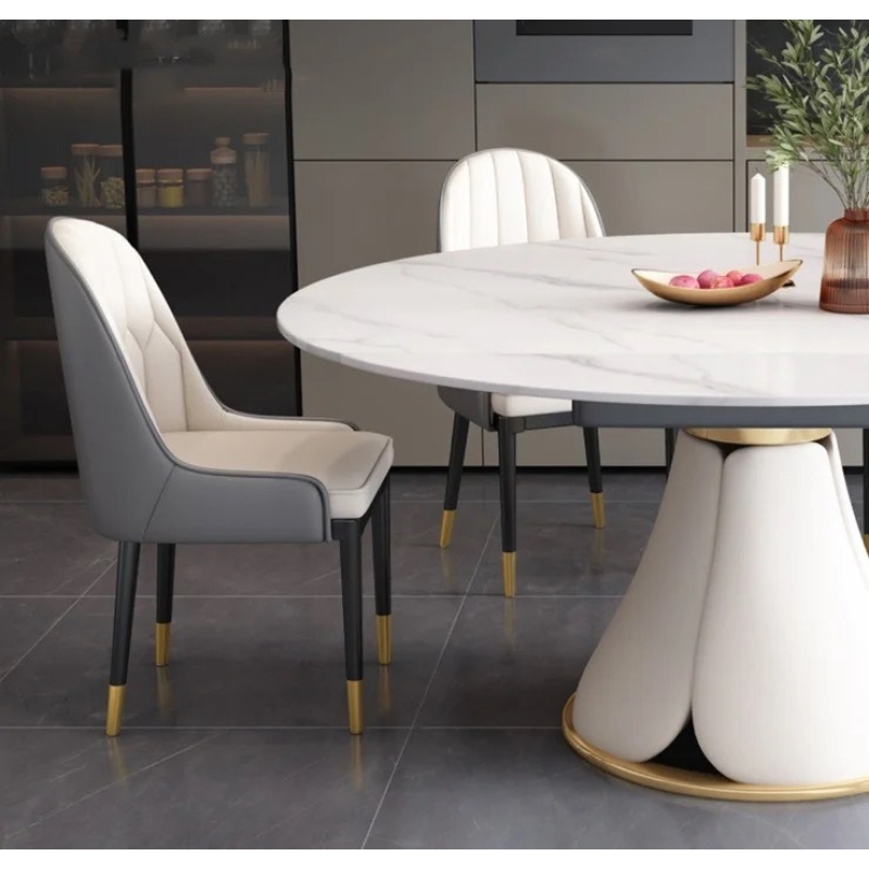 Bàn Ăn Gia Đình Tròn Xoay 2 Mặt Hiện Đại - BA18