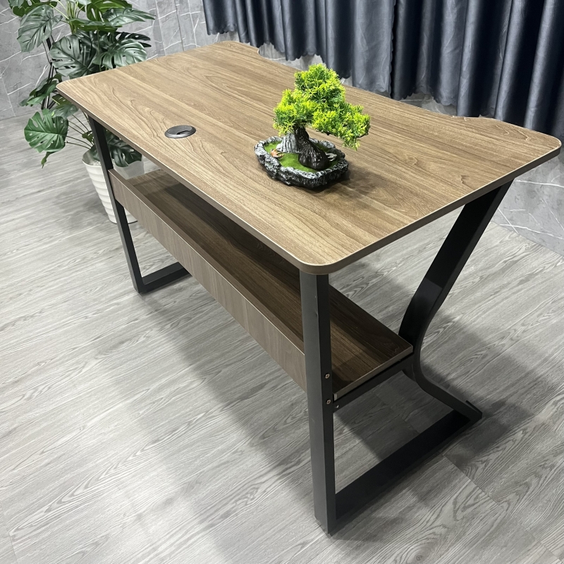 Bàn Văn Phòng Gaming Chân K Uốn Có Kệ - BLV102