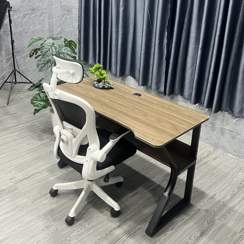 Bàn Văn Phòng Gaming Chân K Uốn Có Kệ - BLV102
