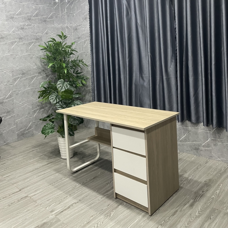 Bàn Làm Việc Hộc IKEA Chân Sắt - BLV48