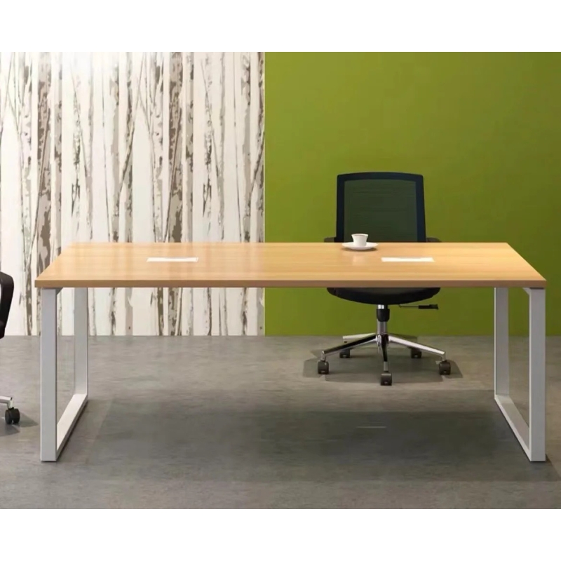 Bàn Họp Văn Phòng Chân Sắt Vuông 2m4 - BH1