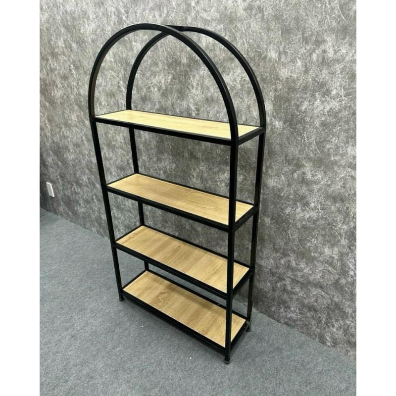 Tủ Tài Liệu Gỗ Kệ Trang Trí Khung Thép - THS223