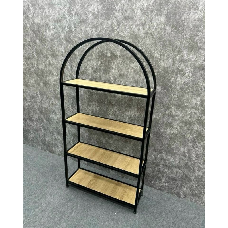 Tủ Tài Liệu Gỗ Kệ Trang Trí Khung Thép - THS223