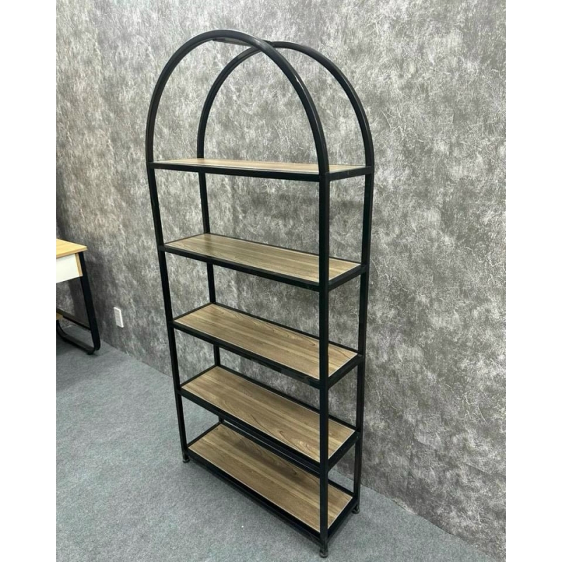 Tủ Tài Liệu Gỗ Kệ Trang Trí Khung Thép - THS223