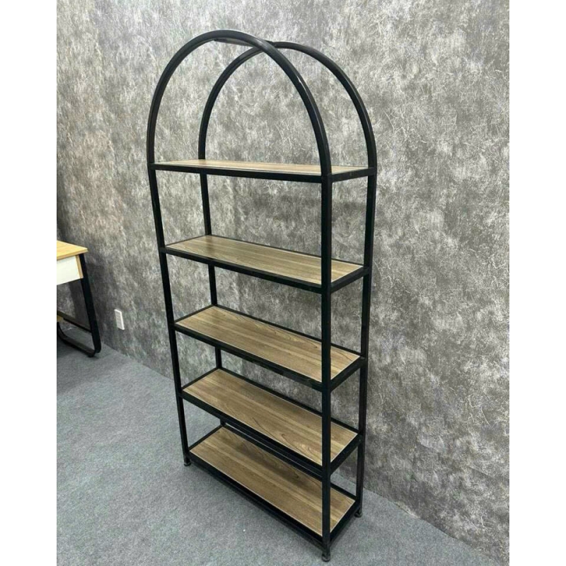 Tủ Tài Liệu Gỗ Kệ Trang Trí Khung Thép - THS223