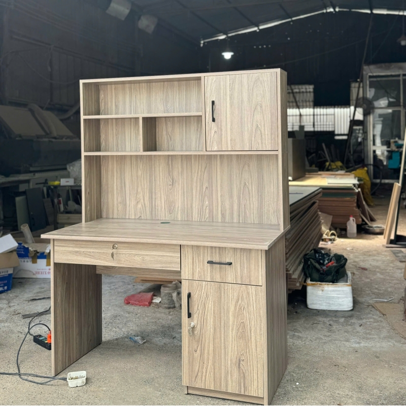 Bàn Văn Phòng Liền Giá Sách 1m6 - BG49