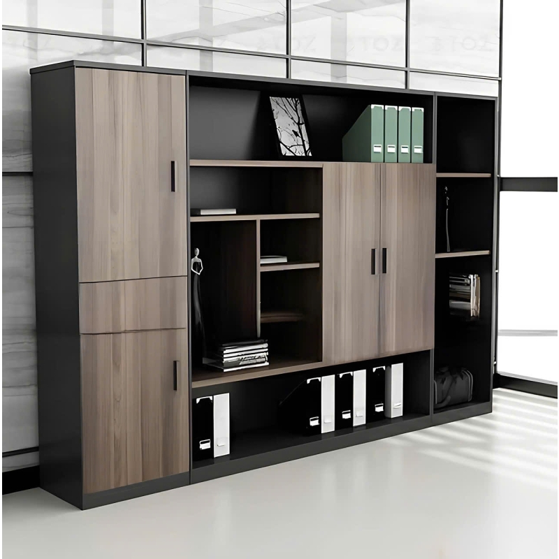 Tủ Tài Liệu Gỗ Kệ Trưng Bày Phòng Giám Đốc - THS250