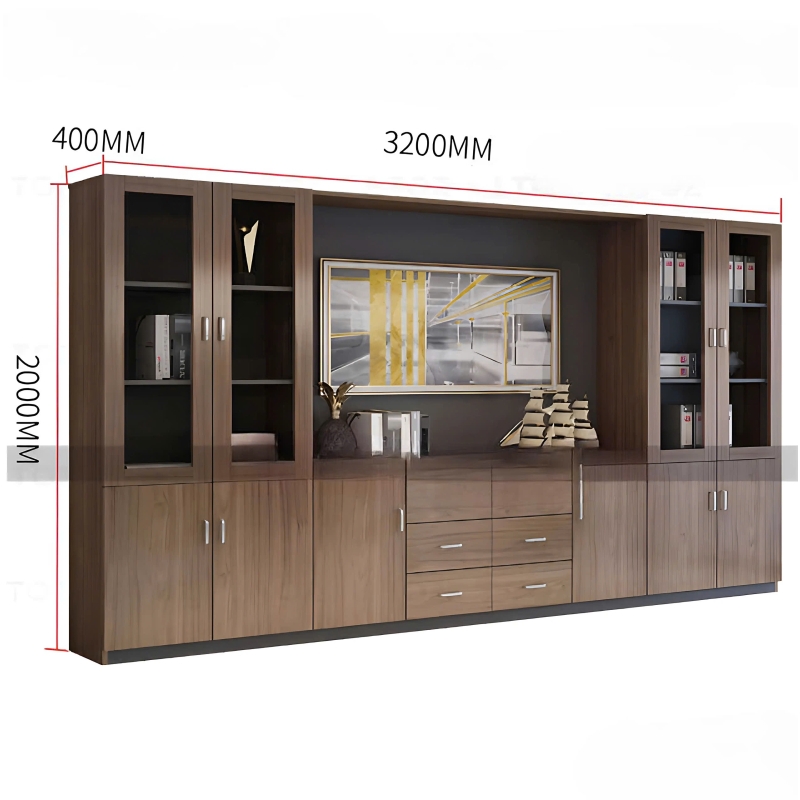 Tủ Tài Liệu Gỗ Phòng Chủ Tịch Sang Trọng - THS252