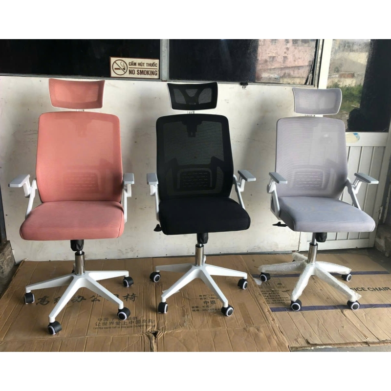 Ghế Xoay Văn Phòng Tựa Đầu Tay Gập Điều Chỉnh - GX45