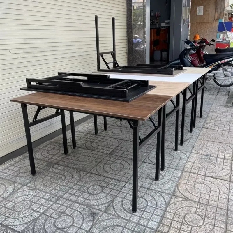 Bàn Làm Việc Chân Sắt Gấp Gọn - BLV1