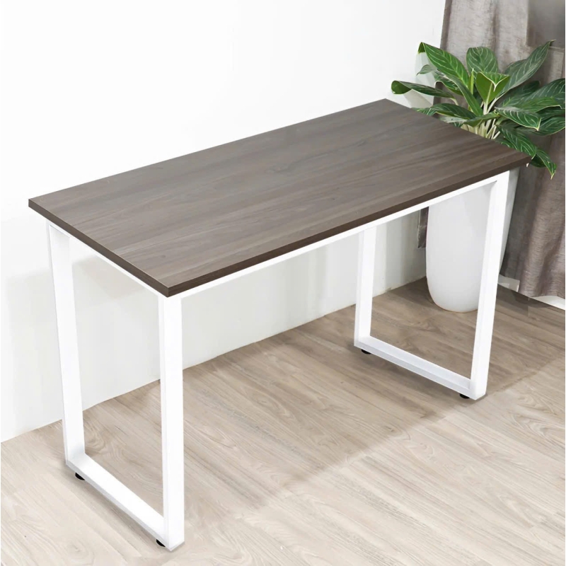 Bàn Làm Việc Chân Sắt Trắng Chữ U - BLV5