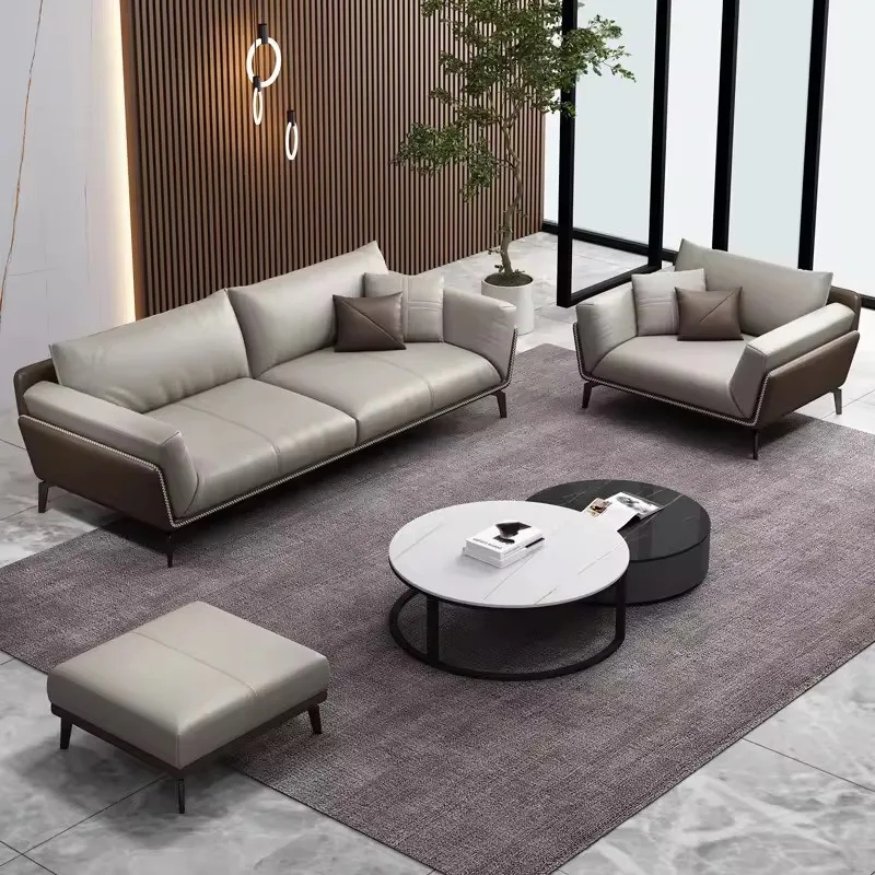 Ghế Sofa Da Simili Phòng Khách Hiện Đại - SF21 