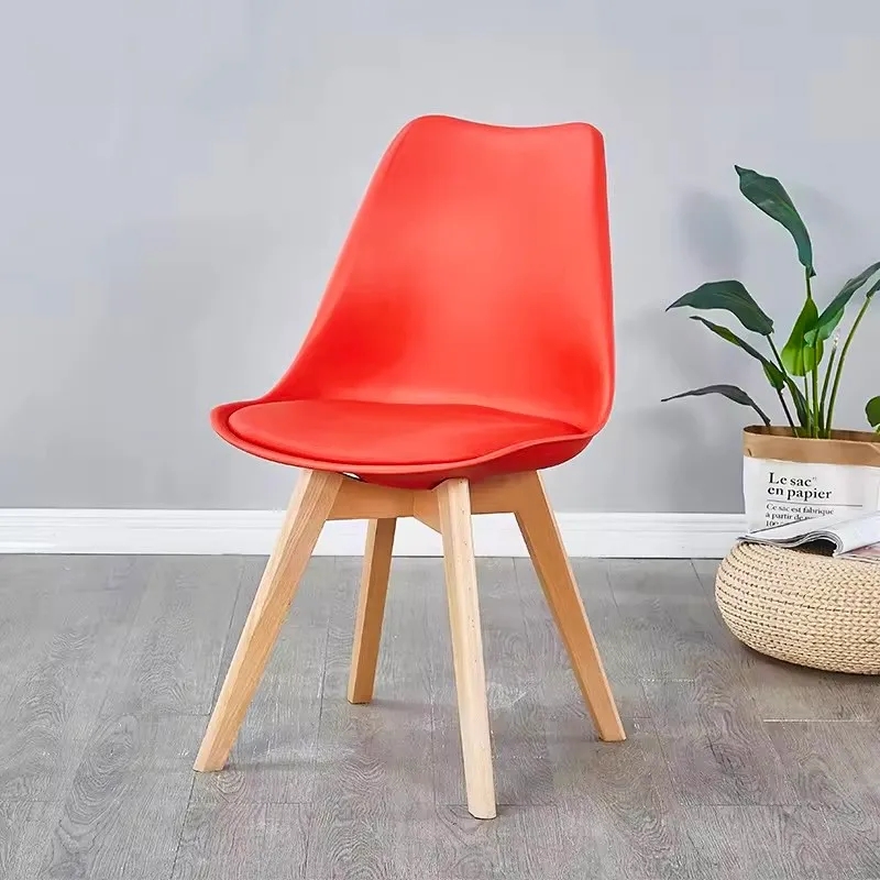 Ghế Cafe Tiếp Khách Emes Bọc Đệm Chân Gỗ - CF2
