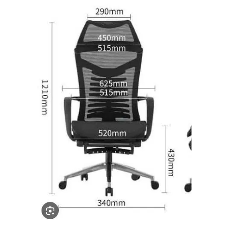 Ghế Công Thái Học Lưng Xương Cá - CTH20