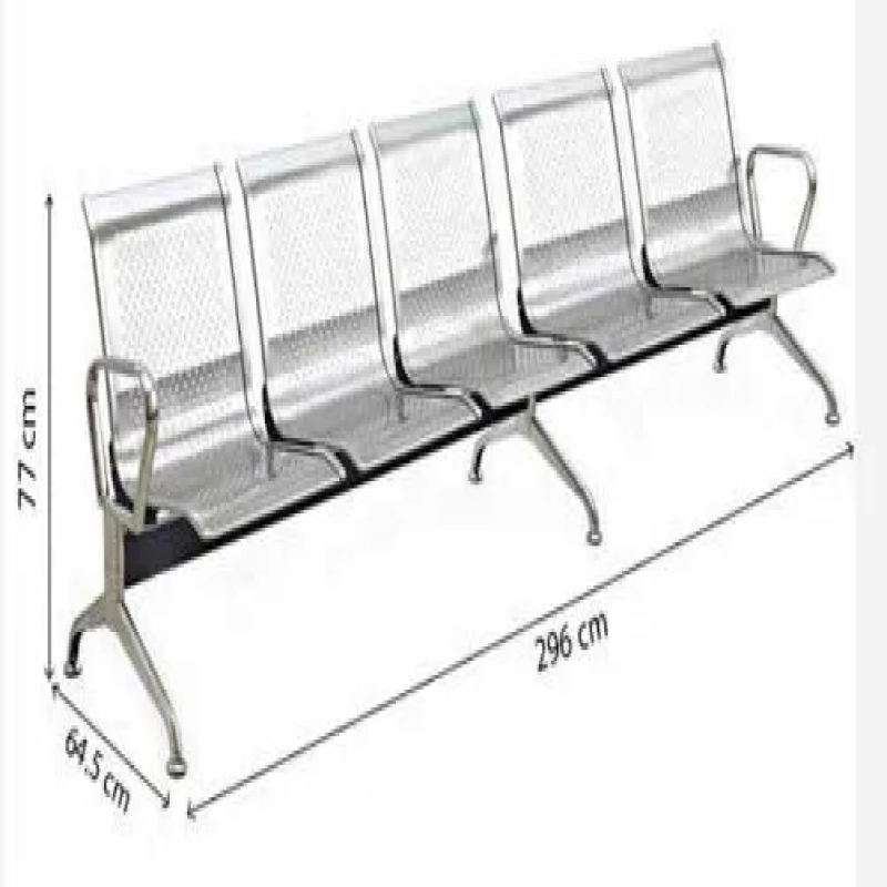 Ghế Băng Chờ Sắt Tĩnh Điện 5 Chỗ Ngồi - GBC03