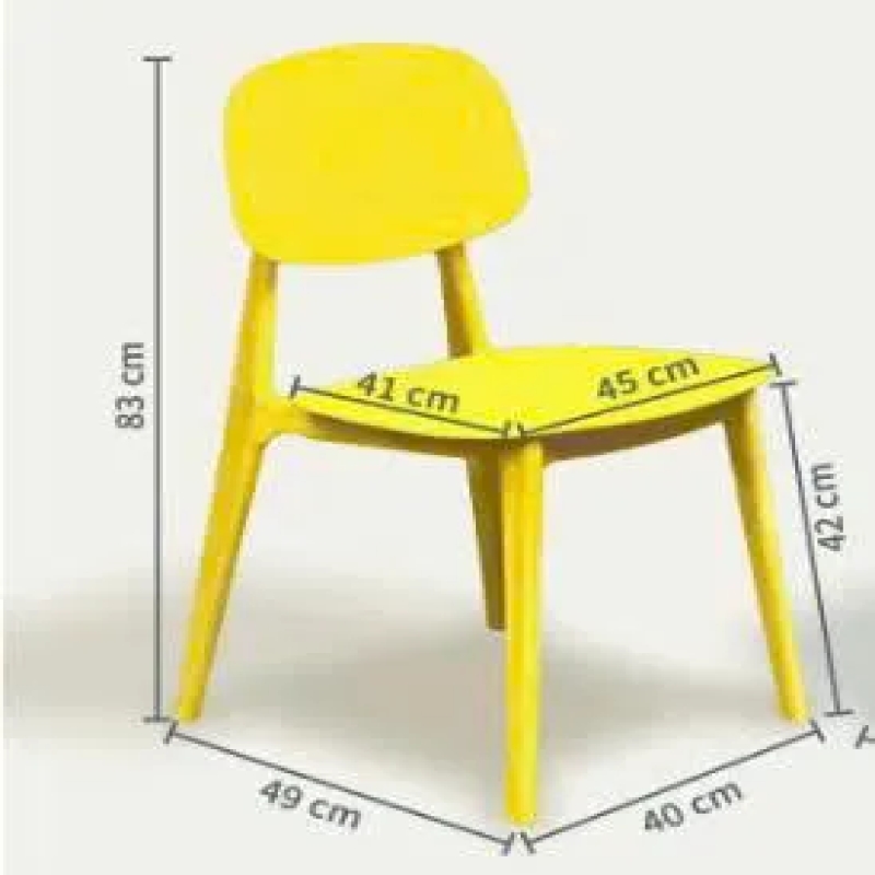 Ghế Cafe Tiếp Khách Nhựa Đúc Tai Thỏ - CF17